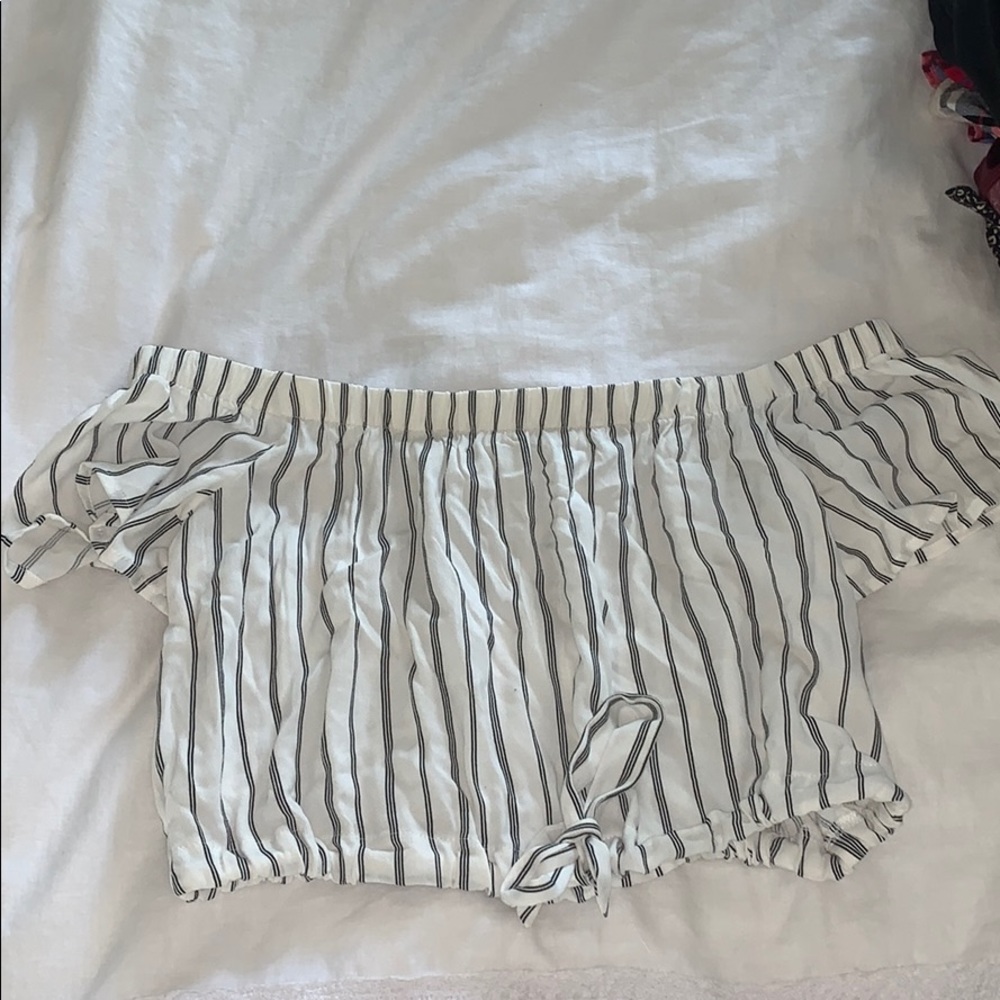 Off the shoulder shirt